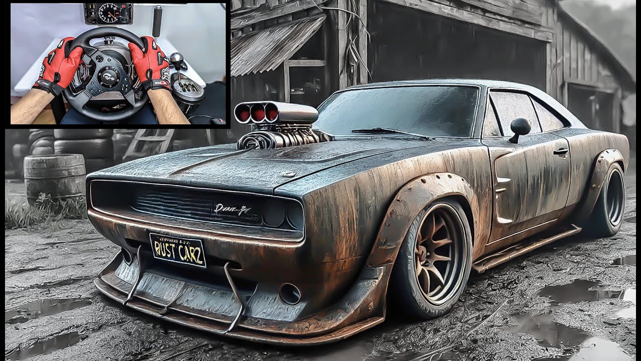 Rebuilding dodge charger Fast Furious |  Forza Horizon 5 - Thrustmaster Steering Wheel gameplay