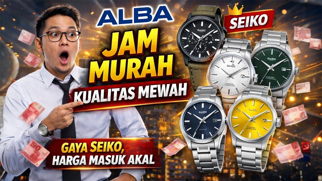 5 Rekomendasi Jam Tangan Alba Murah untuk Pria | Rasa Seiko, Harga Masih Masuk Akal