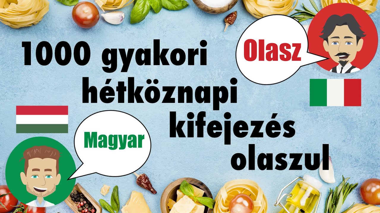 1000 gyakori hétköznapi kifejezés olaszul