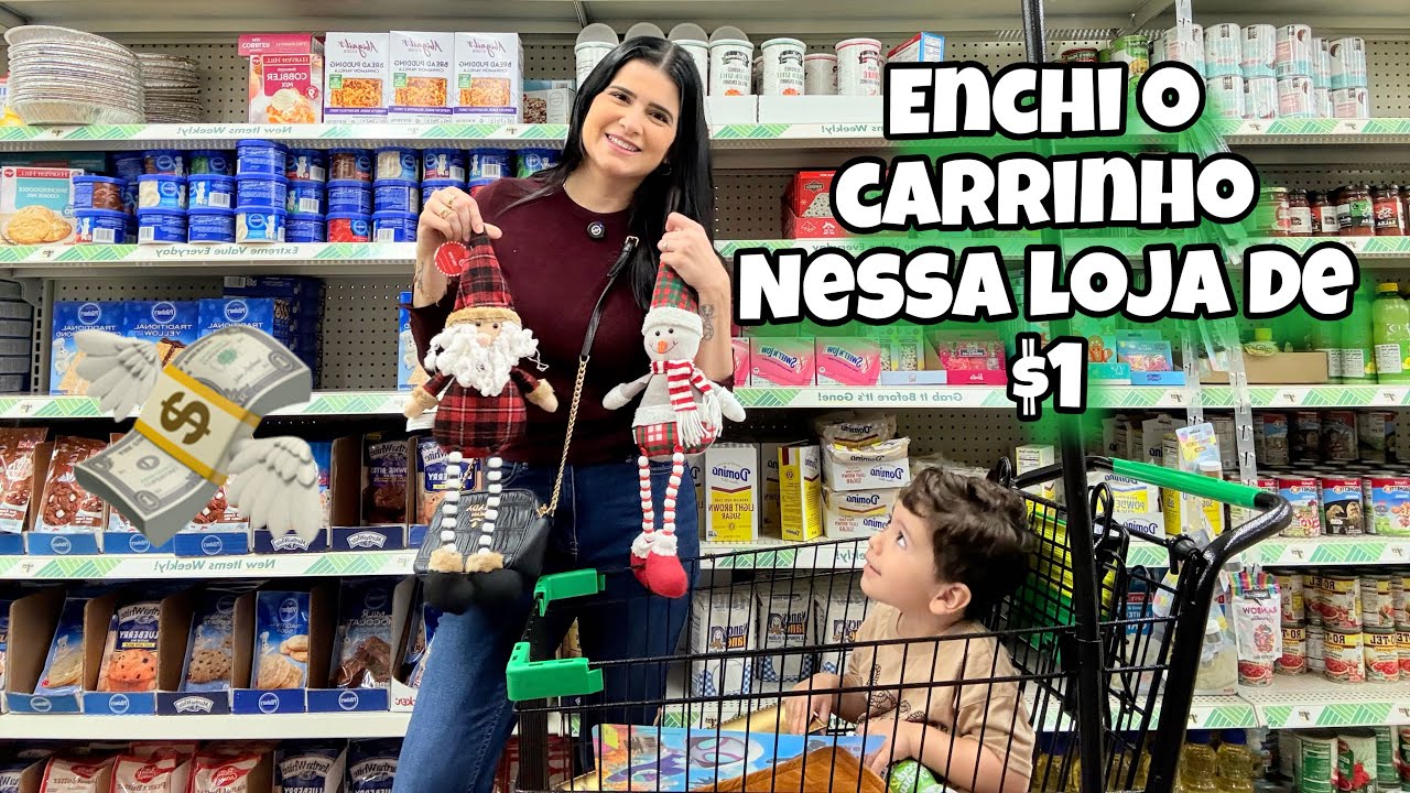 ESSA LOJA É GIGANTE! COMPRAS NA MAIOR DOLLAR TREE QUE JA VI. Vale a pena