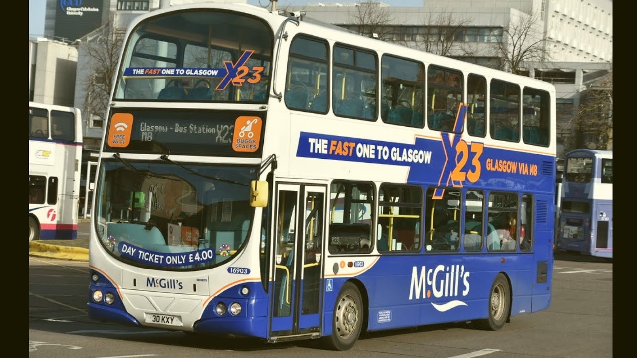 McGills buses DAF DB250 Wright pulsar gemini Bus number I6903|Route X23