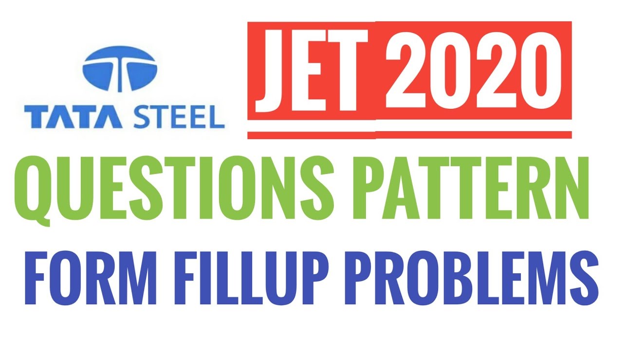 JET 2020 Question Pattern | TATA STEEL JET | JUNIOR ENGINEER