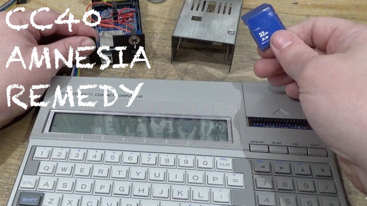 Vintage: Texas Instruments CC40 SD Card Drive
