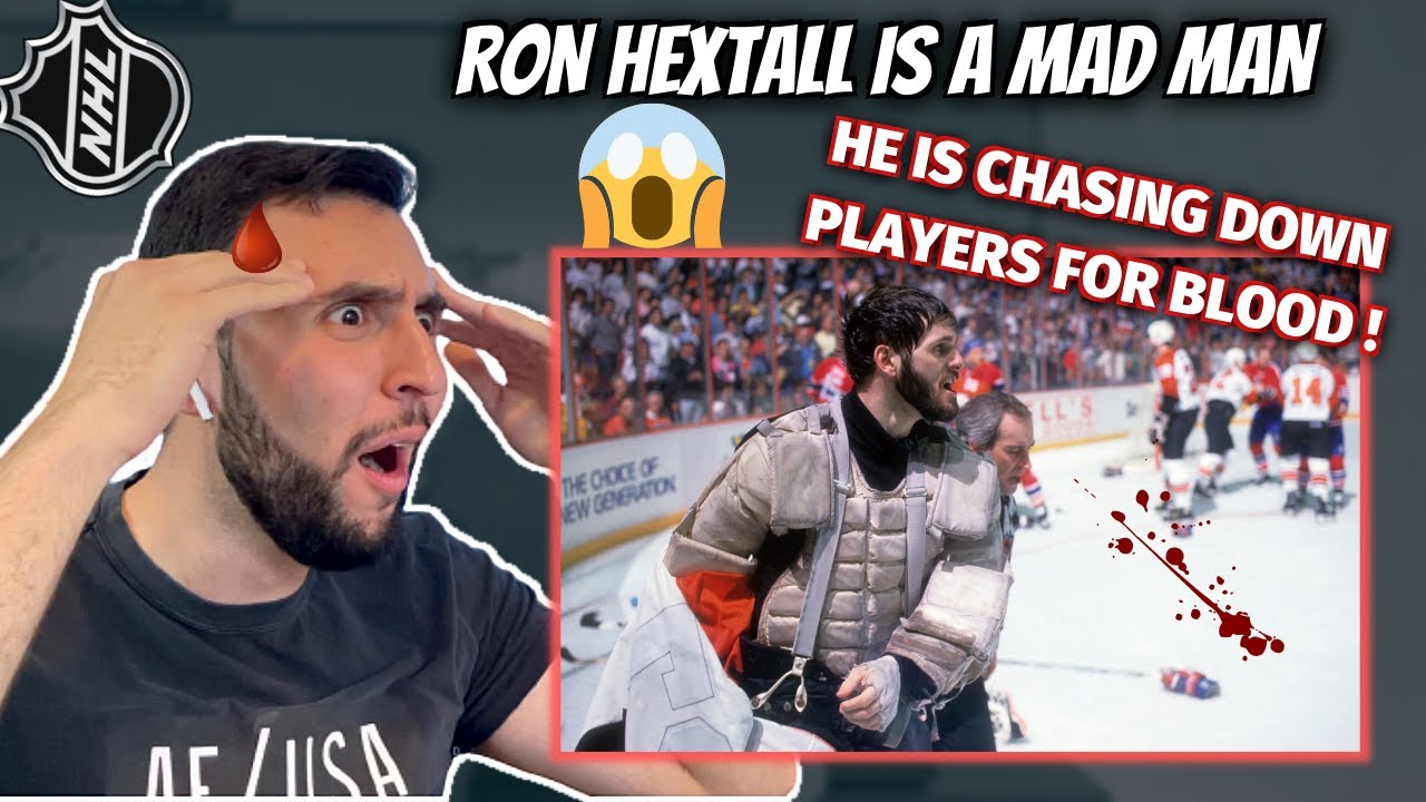BASKETBALL FAN Reacts to RON HEXTALL for THE FIRST TIME *GREAT GOALIE AND A MAD MAN!*