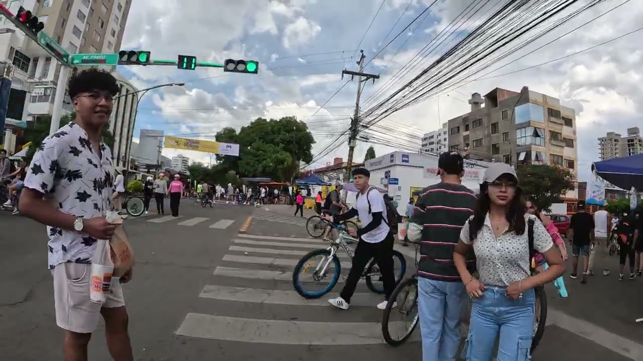 🇧🇴 | Dia del Peaton #1 2024 | Walking Tour | Cochabamba - Bolivia | 4K