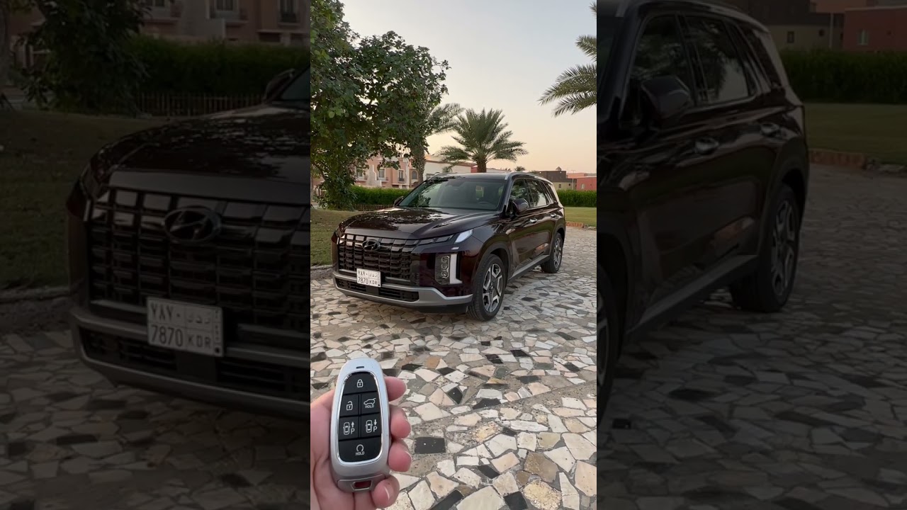 التشغيل عن بعد والخروج من الموقف في #هيونداي #باليسيد #hyundai #palisade #hyundaipalisade #2023