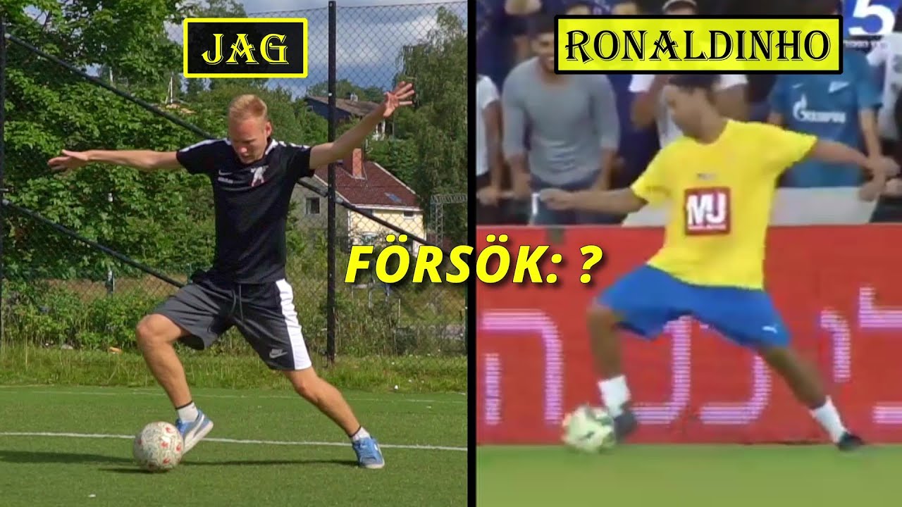 Hur Svåra Är De Kändaste Fotbollstricken? Ronaldinho, Neymar & Pogba skills!