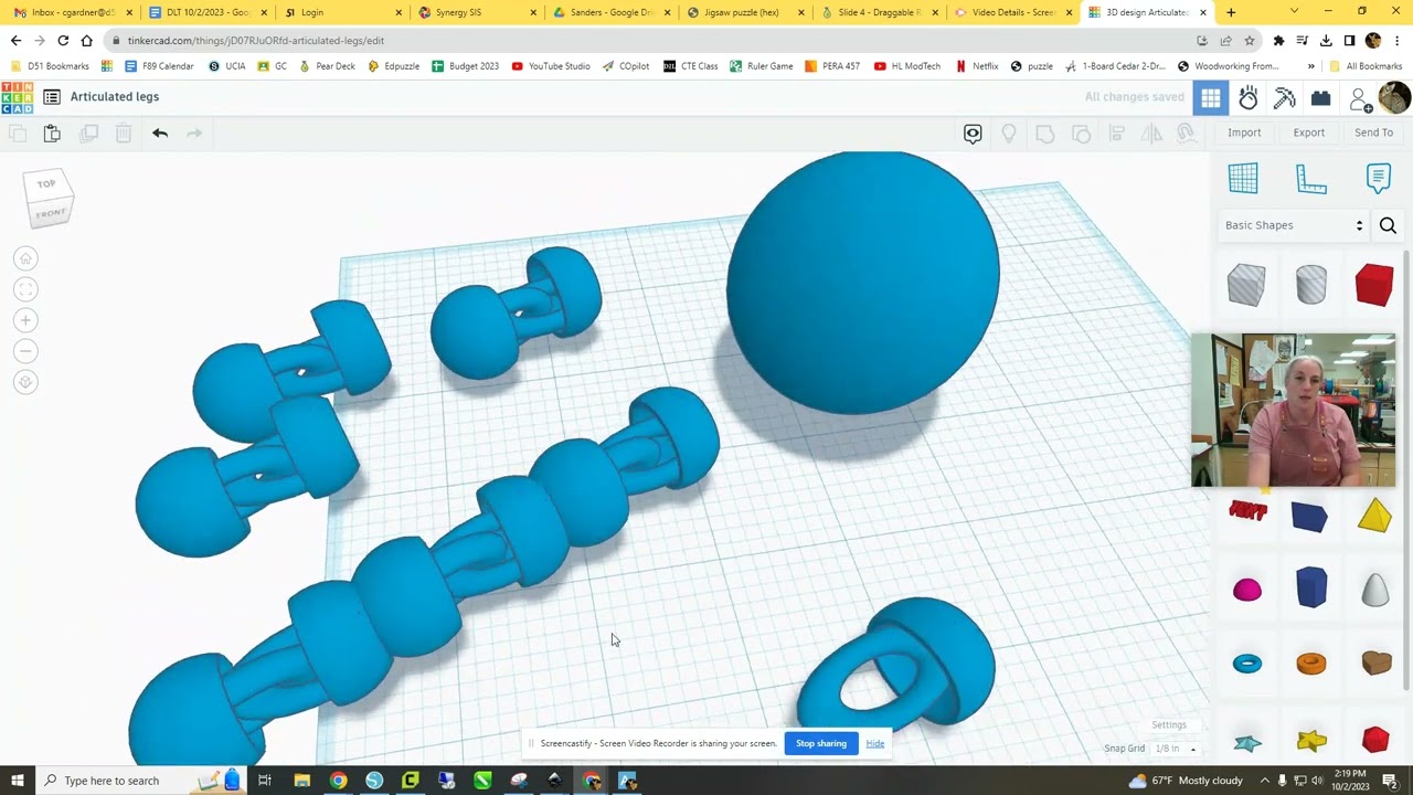 Tinkercad Articulated Tutorial