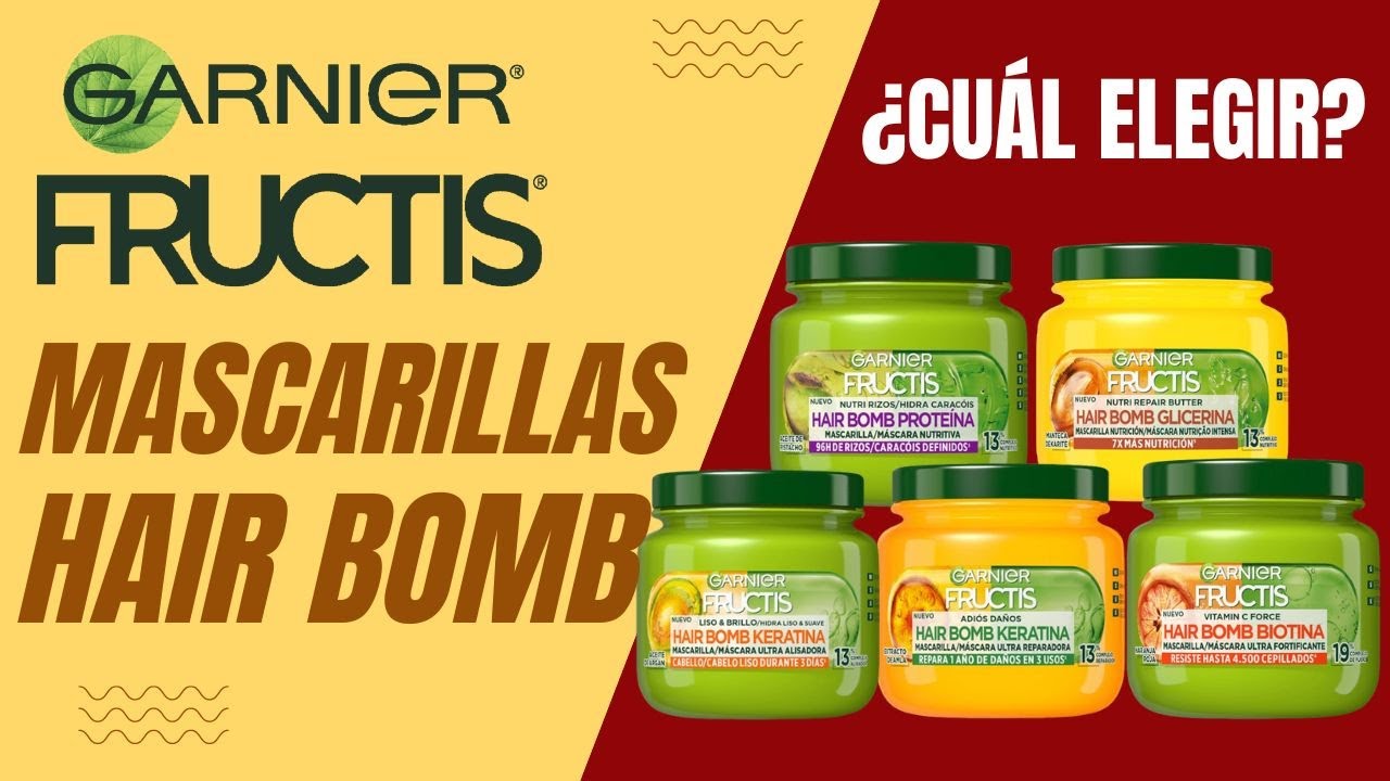 Mascarillas HAIR BOMB de FRUCTIS de GARNIER, ¿Cuál elegir según mi tipo de cabello? {tinycosmetics}