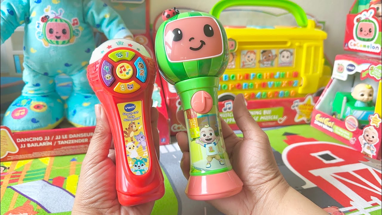 VTech Sing It Out Little Microphone & Cocomelon Sing-A-Long Microphone | Unboxing & Toy Review