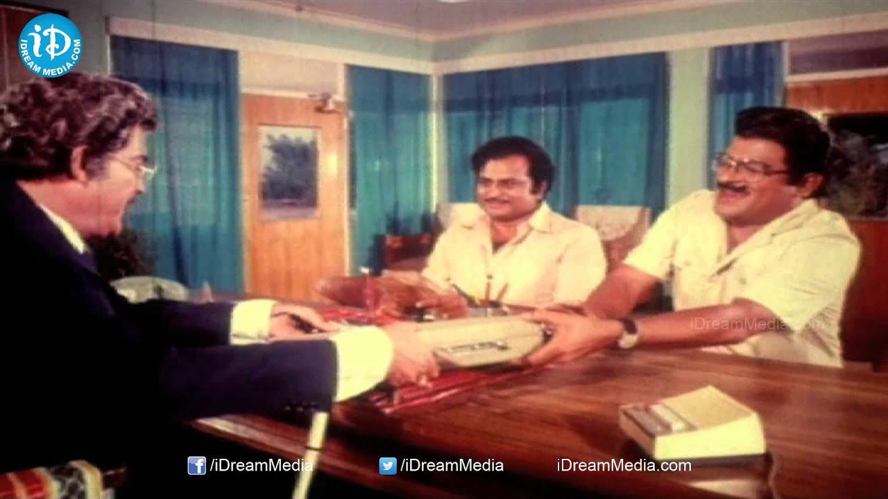 Jayam Manade Movie - Rao Gopal Rao, Allu Ramalingaiah Funny Scene