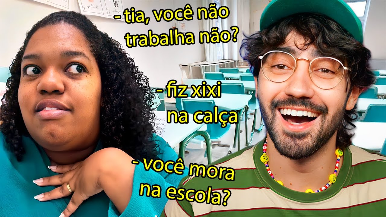 quem dá aula pra criança merece uma vaga no céu