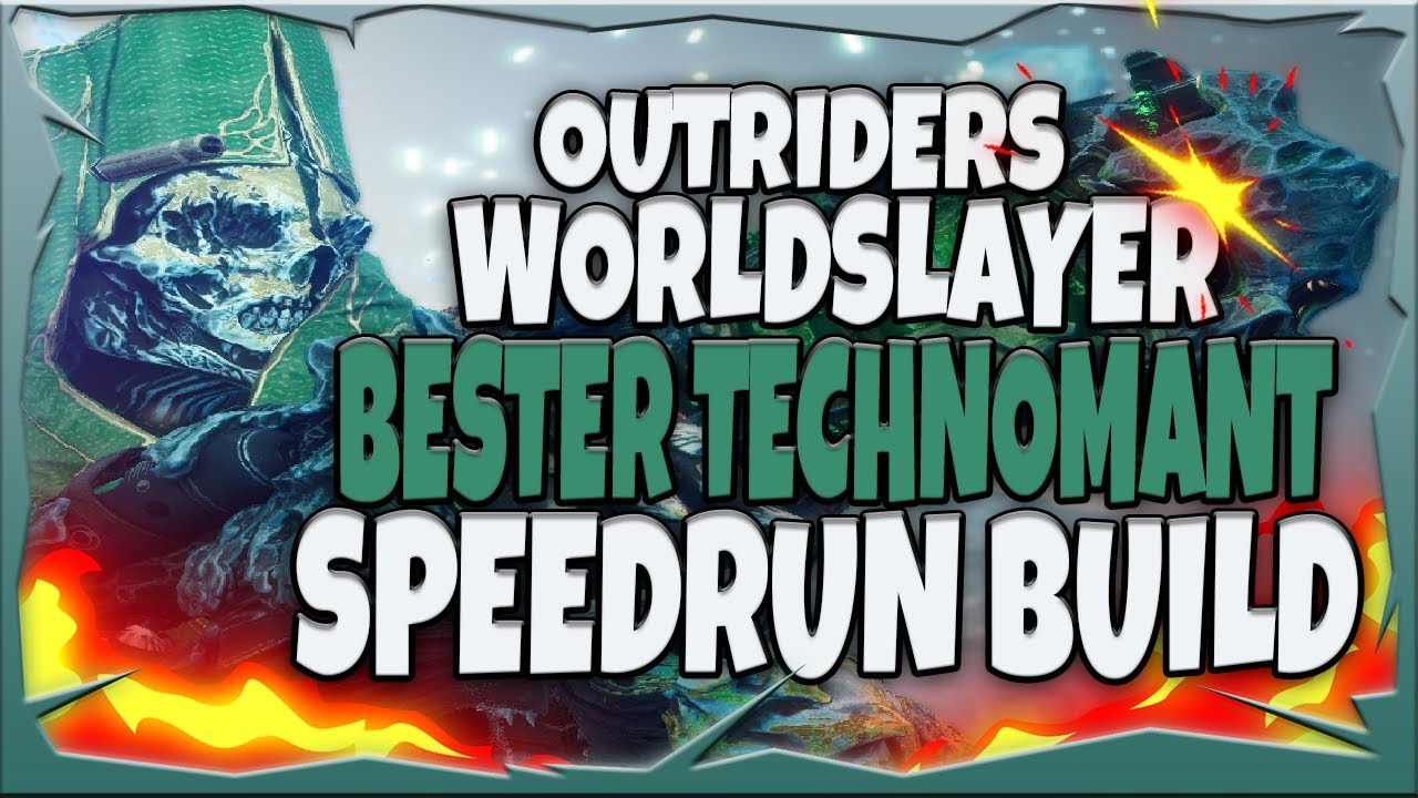 Outriders Worldslayer ❎ Bester Technomant Speedrun Build ❎
