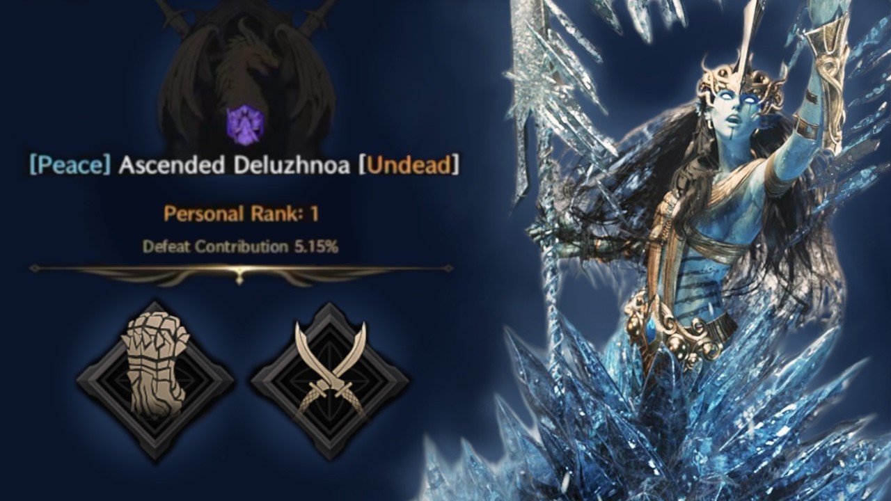 Ascended Deluzhnoa Archboss - Rank 1 on Predator