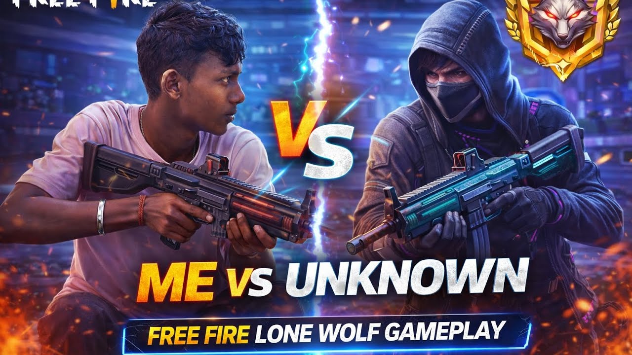 Free fire lone wolf gameplay 🤓
