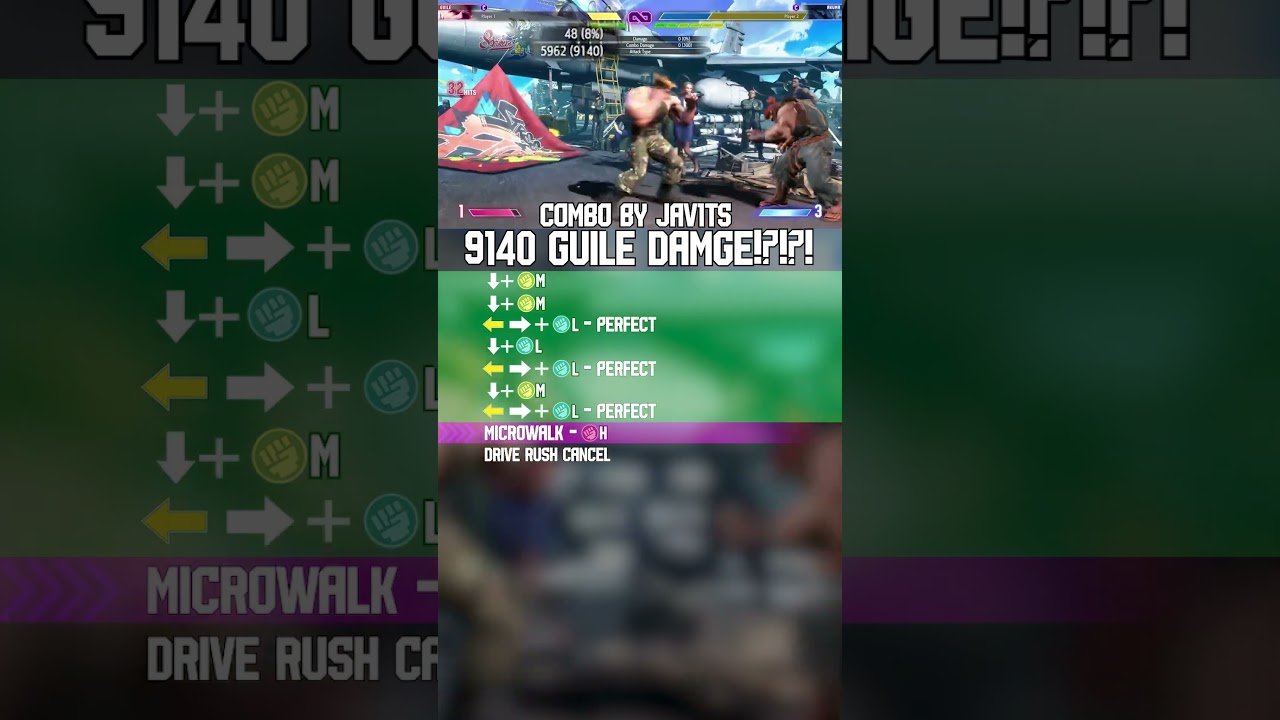 GUILE TOUCH OF DEATH MAX DAMAGE 9140!