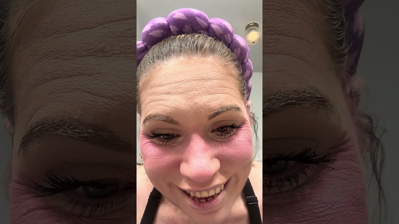 Putting on new eyebrow products and talking about Ephesians 6::10.