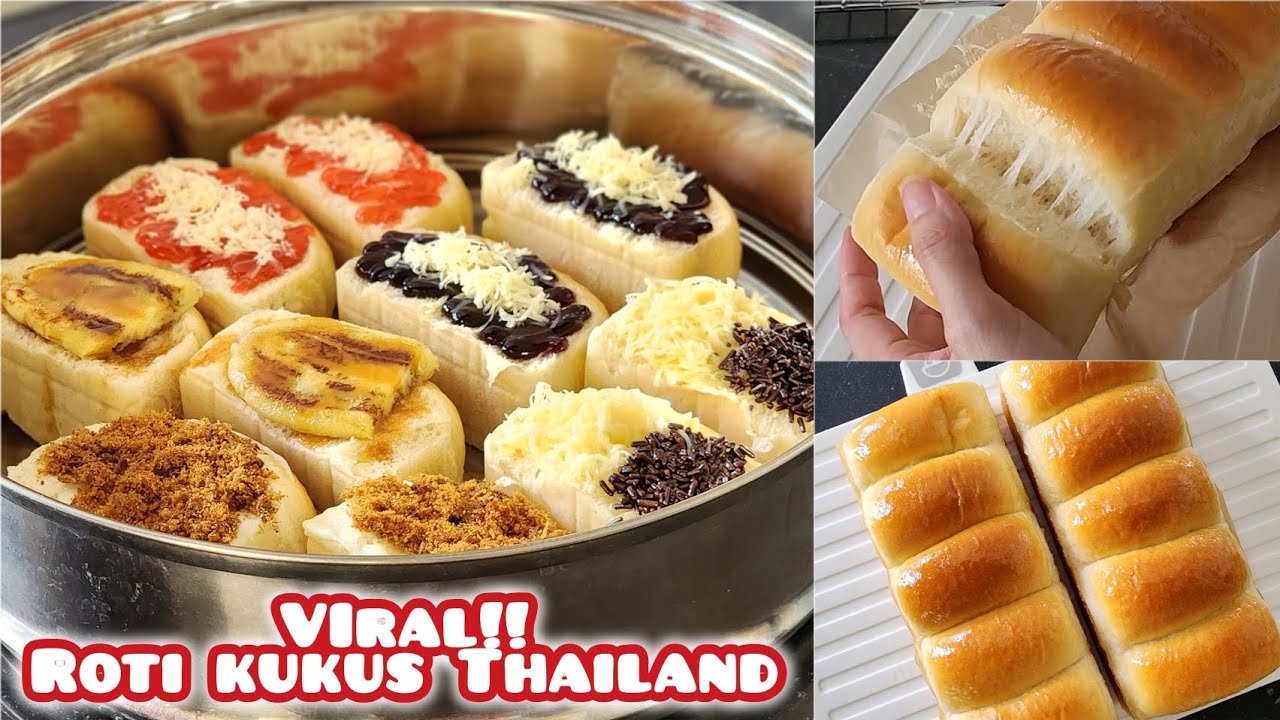 Ide jualan viral. Roti kukus ala Thailand. Enak dan lembut banget