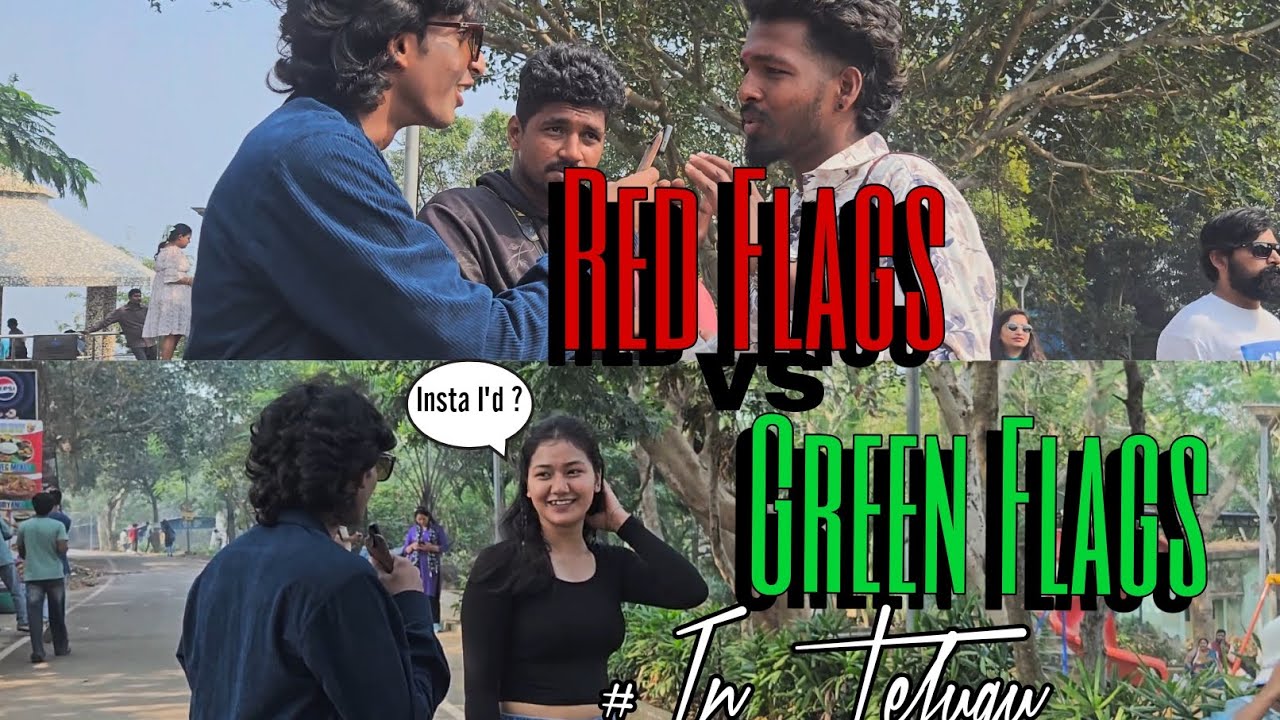 Red Vs Green Flags In Girls || Beard vs Clean shave guys || Street Interview In Vizag ||#trending 🫣🥰