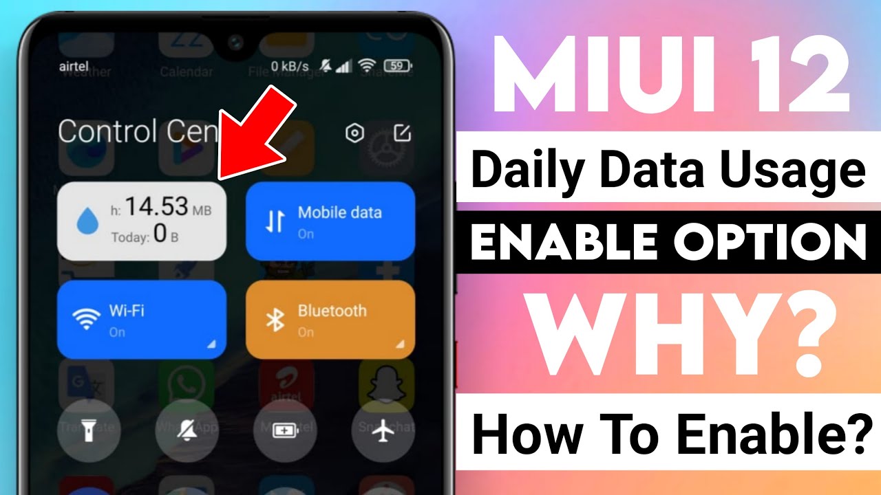 MIUI 12 How To Enable Daily Data Usage | Redmi Note 8 Pro How To Enable Daily Data Usage in Miui 12