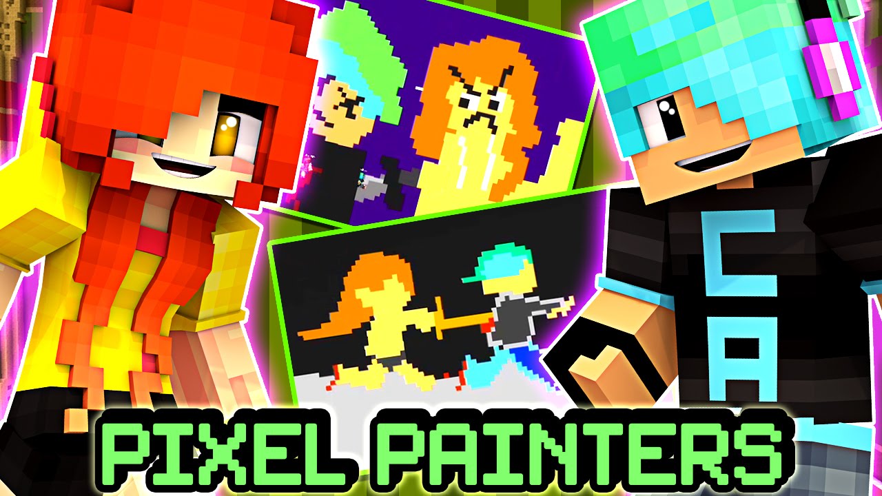 Pixel Painters Murder Dooty Pie!?!!!! - DOLLASTIC PLAYS with GamerChad - Minecraft Mini Game