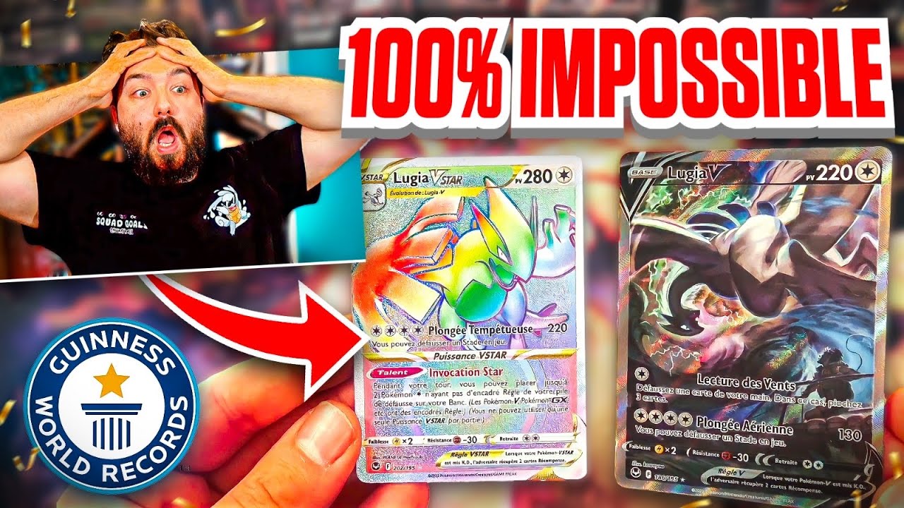 100% IMPOSSIBLE RECORD DU MONDE OUVERTURE BOOSTER POKEMON TEMPETE ARGENTÉE  ! LUGIA 500 EUROS !