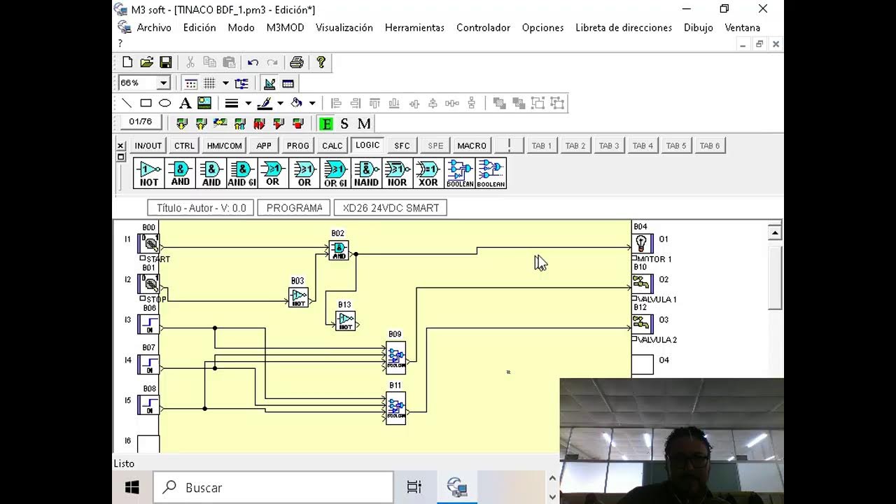 PROGRAMACIÓN BDF_PLC MILLENIUM 3 CRUOZET AUTOMATIZACIÓN