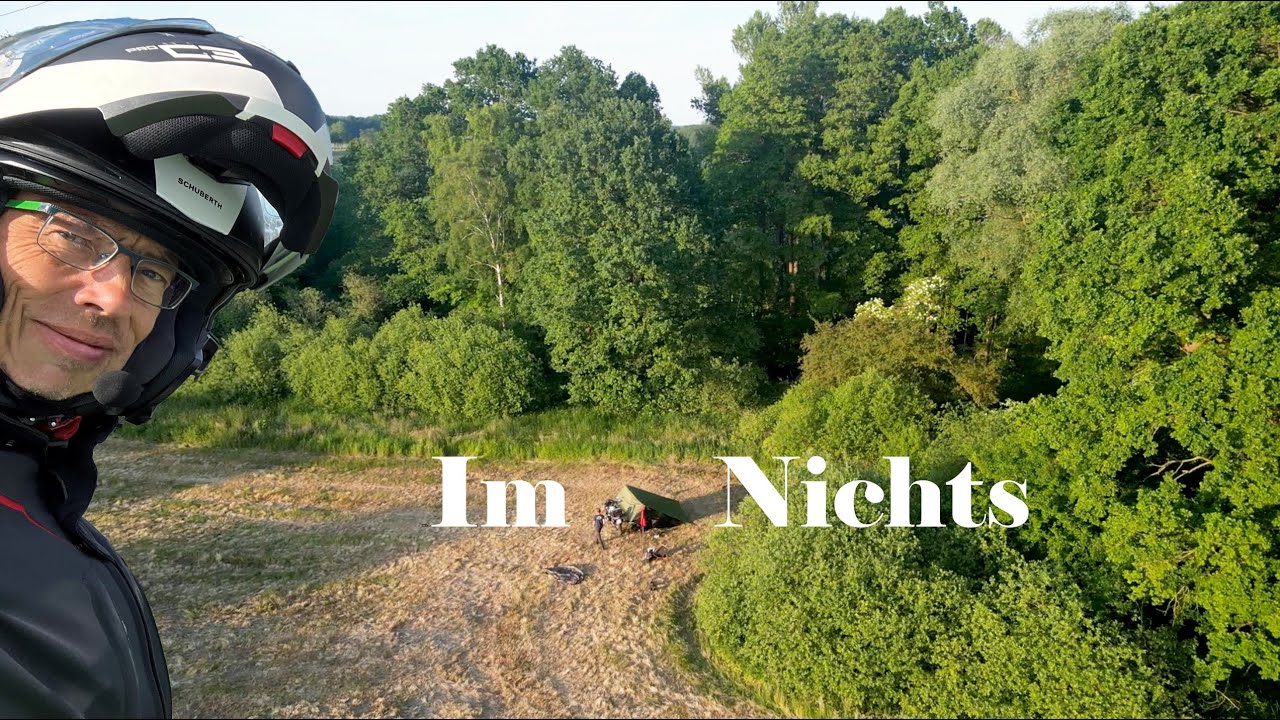 Mit Zelt, Tarp und BMW 1250 GS rein in die Einsamkeit. Was fehlte?