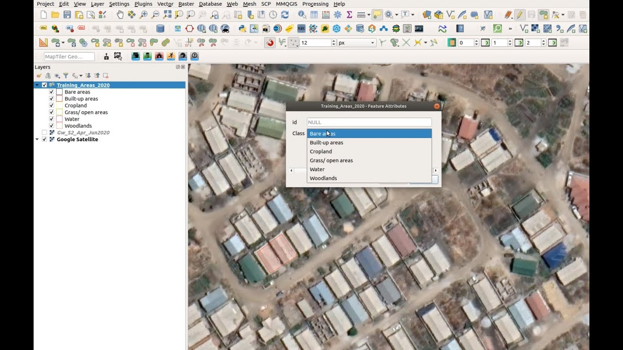 Creating Training Areas in QGIS