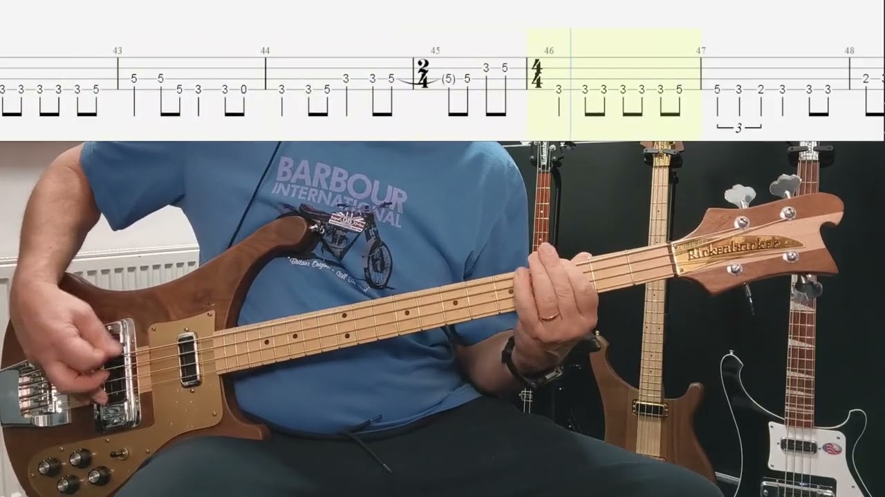 The Dead Kennedys - I fought The Law Bass Cover With TAB (Original Bass Track Removed)