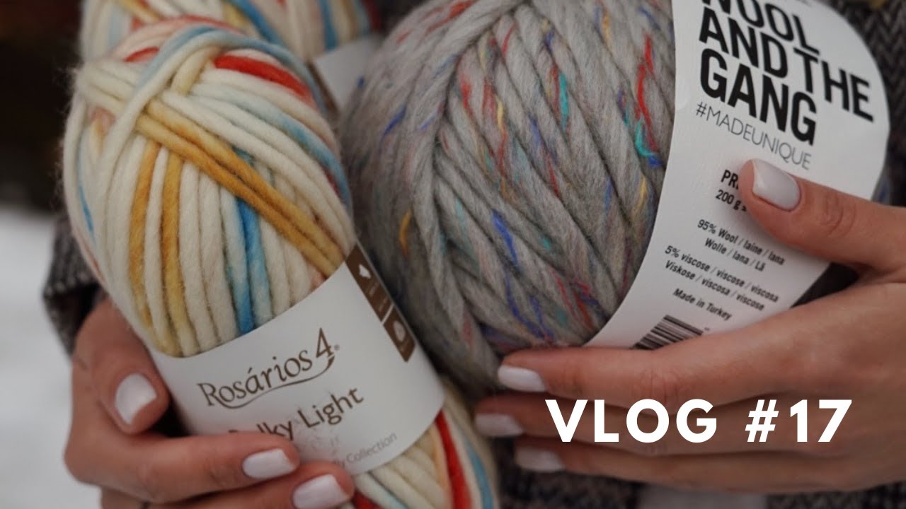 VLOG # 17 | Moje styczniowe zakupy dziewiarskie | Nowe projekty z kolorowych włóczek