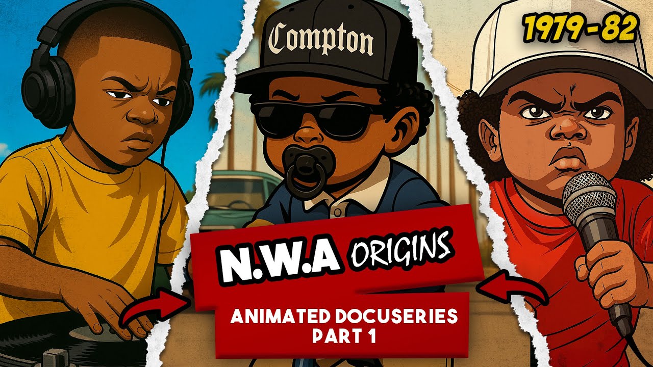 N.W.A - The Animated Docuseries Pt. 1 (Childhoods of Dr. Dre, Eazy-E & Ice Cube)