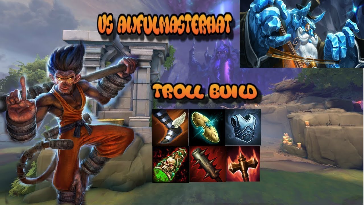 Smite Montage:Troll Build With Awfulmasterhat (Hun Batz)
