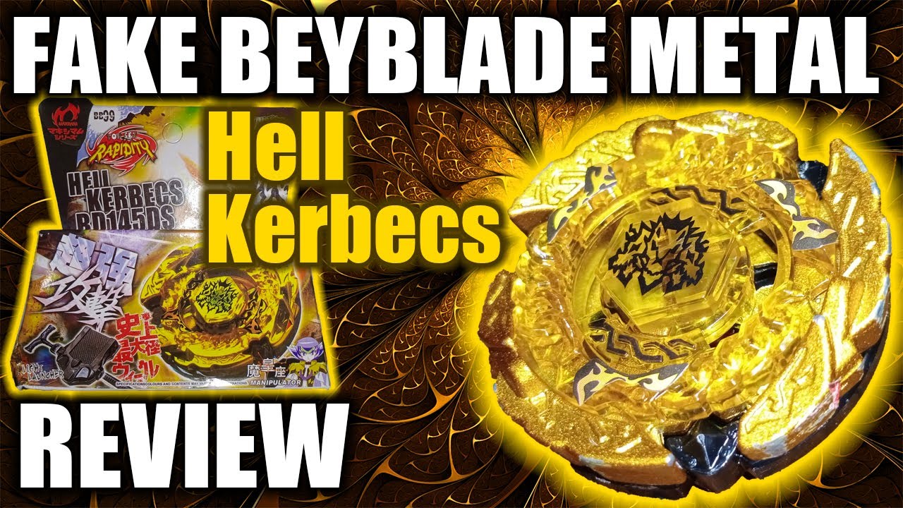 Fake BB-99 Hell Kerbecs Beyblade Metal Masters Review Rapidity Brand