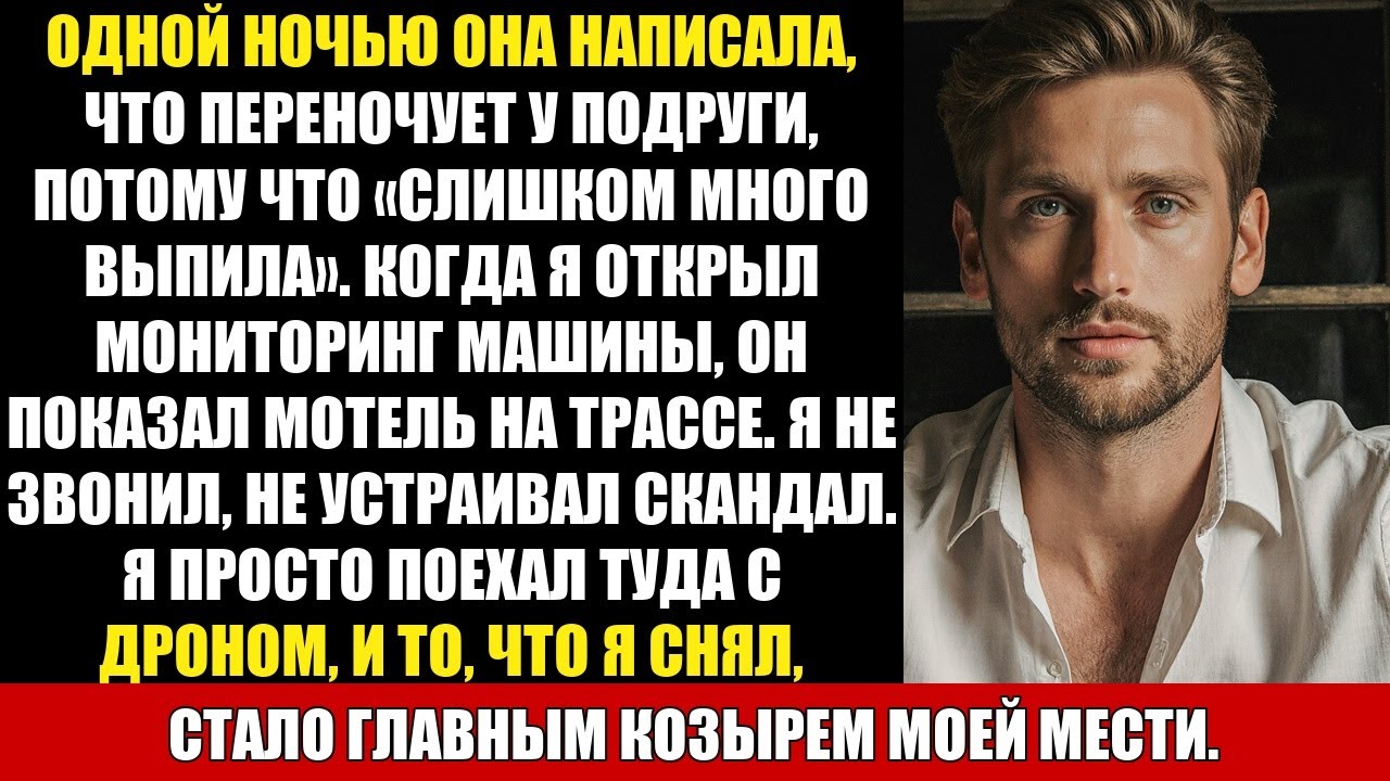 ОДНОЙ НОЧЬЮ ОНА НАПИСАЛА, ЧТО ПЕРЕНОЧУЕТ У ПОДРУГИ, ПОТОМУ ЧТО «СЛИШКОМ МНОГО ВЫПИЛА». КОГДА Я...