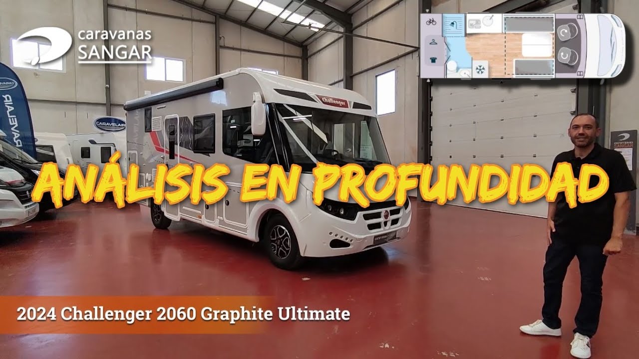 2024 Challenger 2060 Graphite Ultimate 4K (ANÁLISIS EN PROFUNDIDAD | CARAVANAS SANGAR