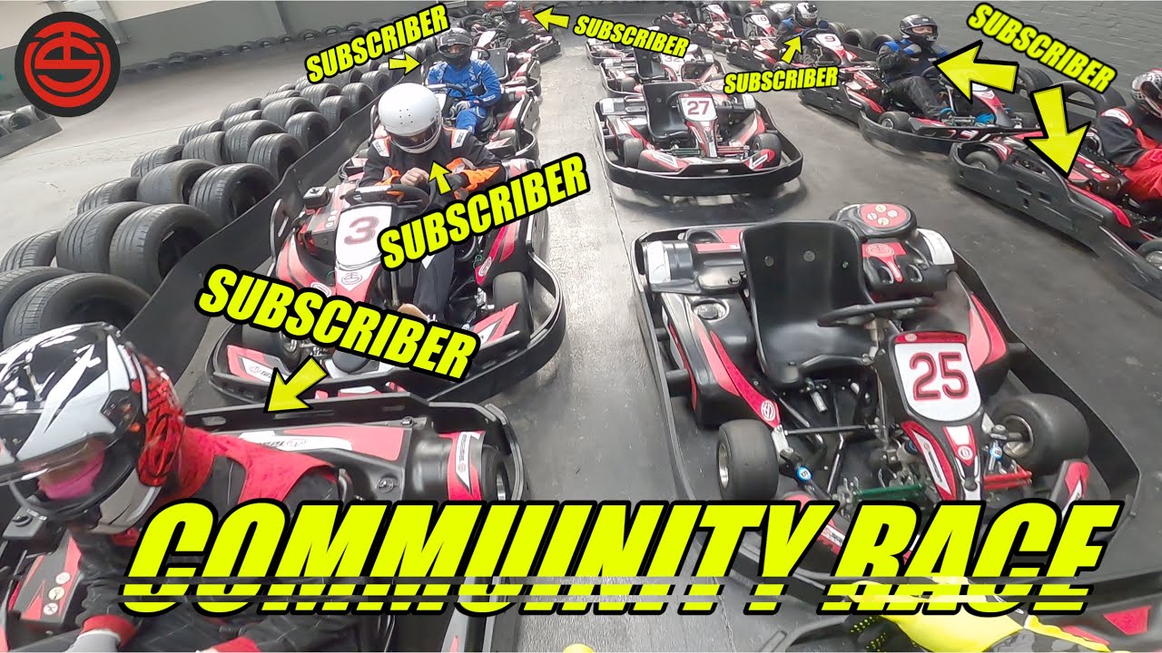 Official Community Race - Racing My Subscribers - Learn To Race - Go Karting - TeamSport Coventry