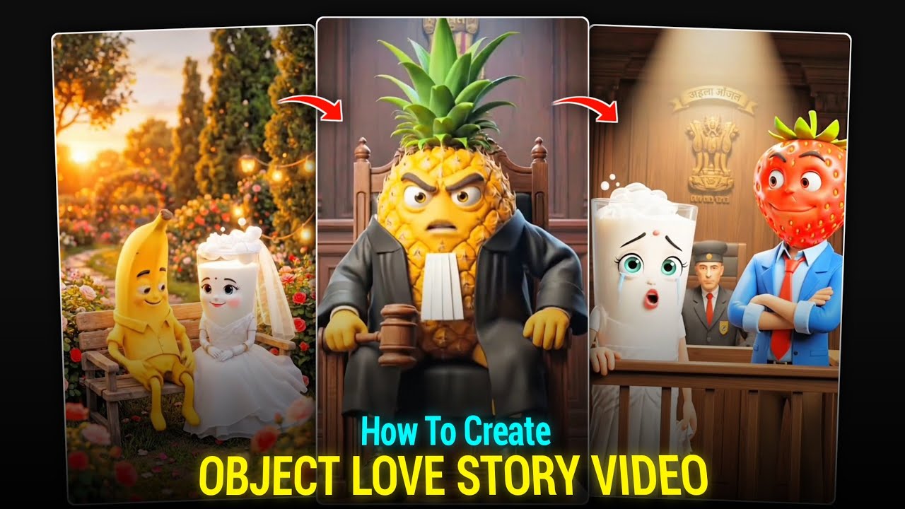 Viral Ai Object Love Story Video Kaise Banaye | How To Make Ai Object Love Story Video 
