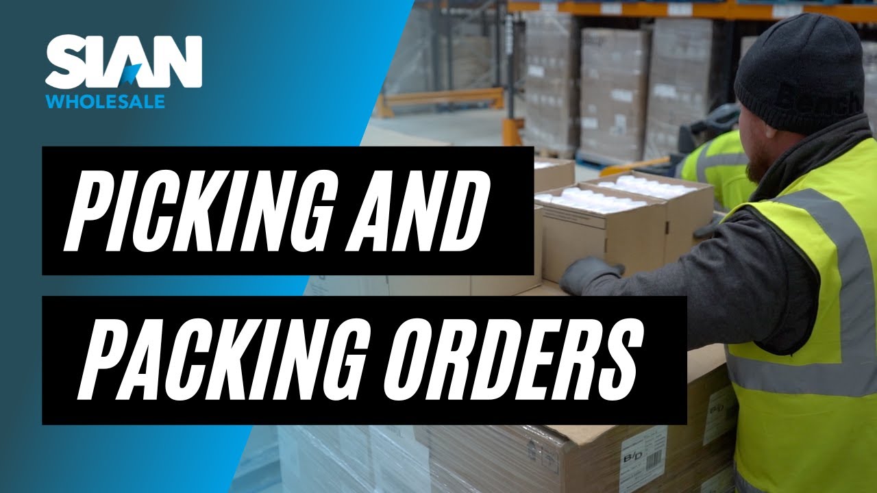 Picking and packing orders in NEW warehouse | SIAN Wholesale