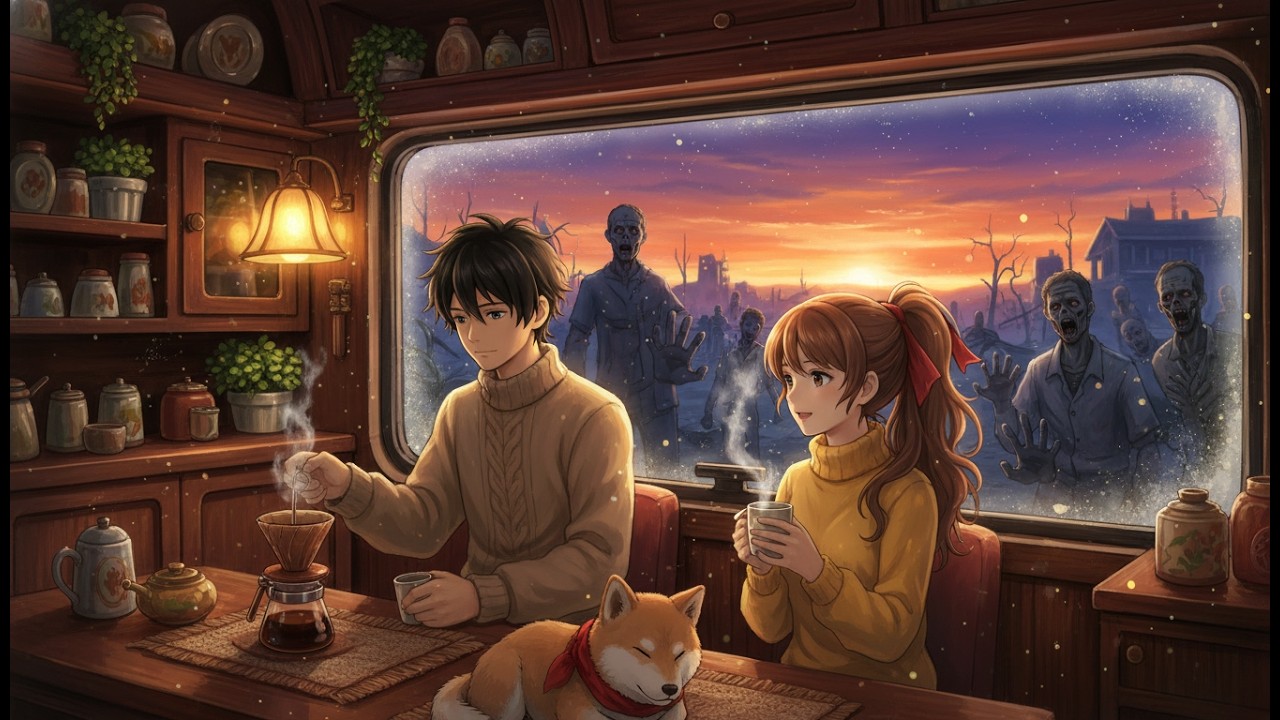 Cozy RV Living in a Zombie Wasteland | Ghibli ASMR