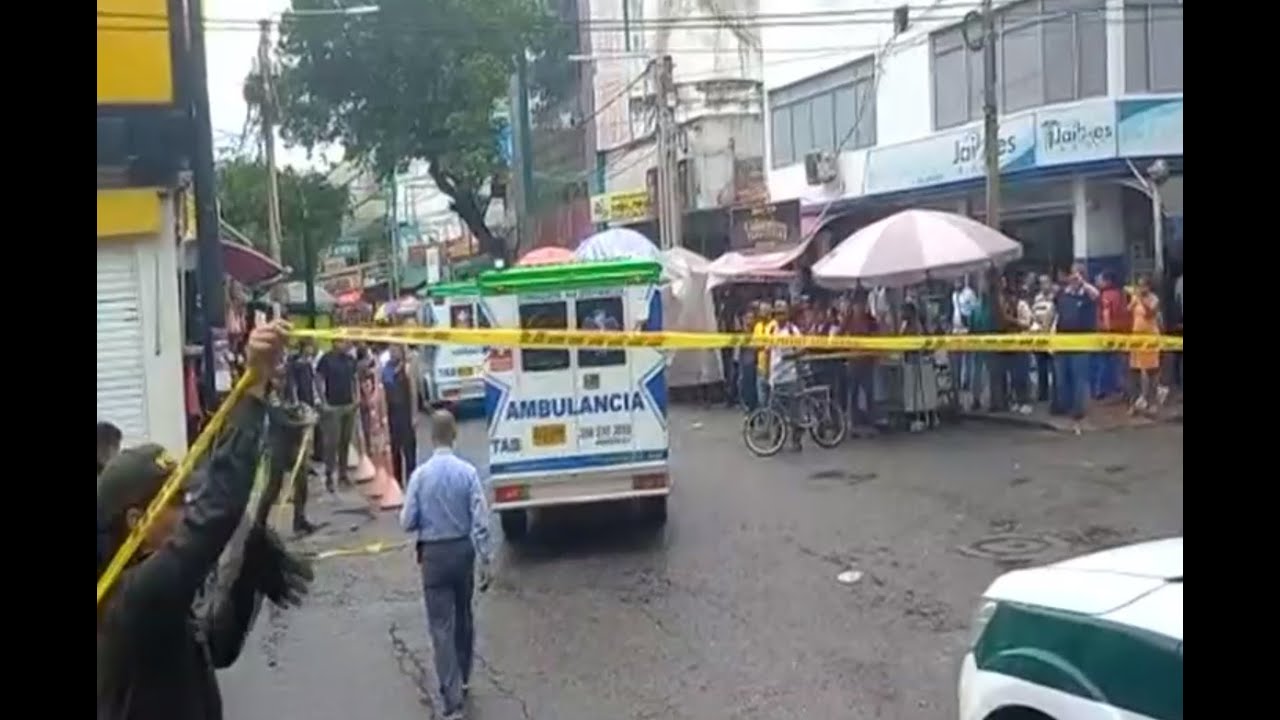Atentado con explosivos en parque Mercedes de Cúcuta deja un muerto y cuatro heridos