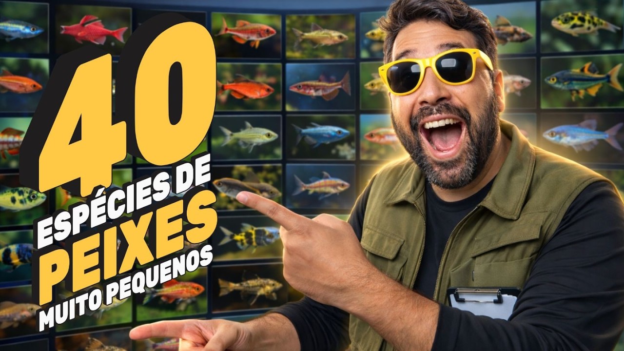 Os Menores Peixes do Aquarismo (40 Espécies!)