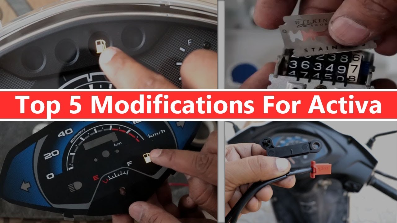 Top 5 modified Activa 3g