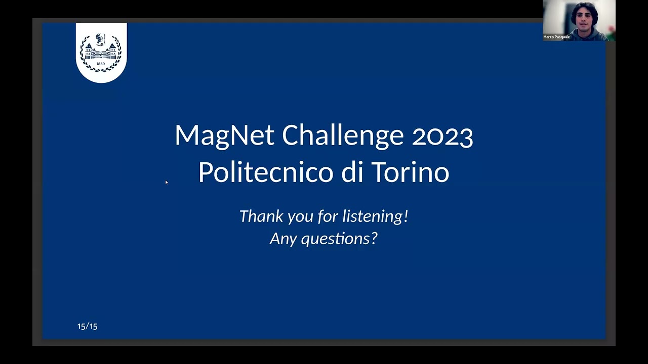MagNet Challenge 1 - PoliTO