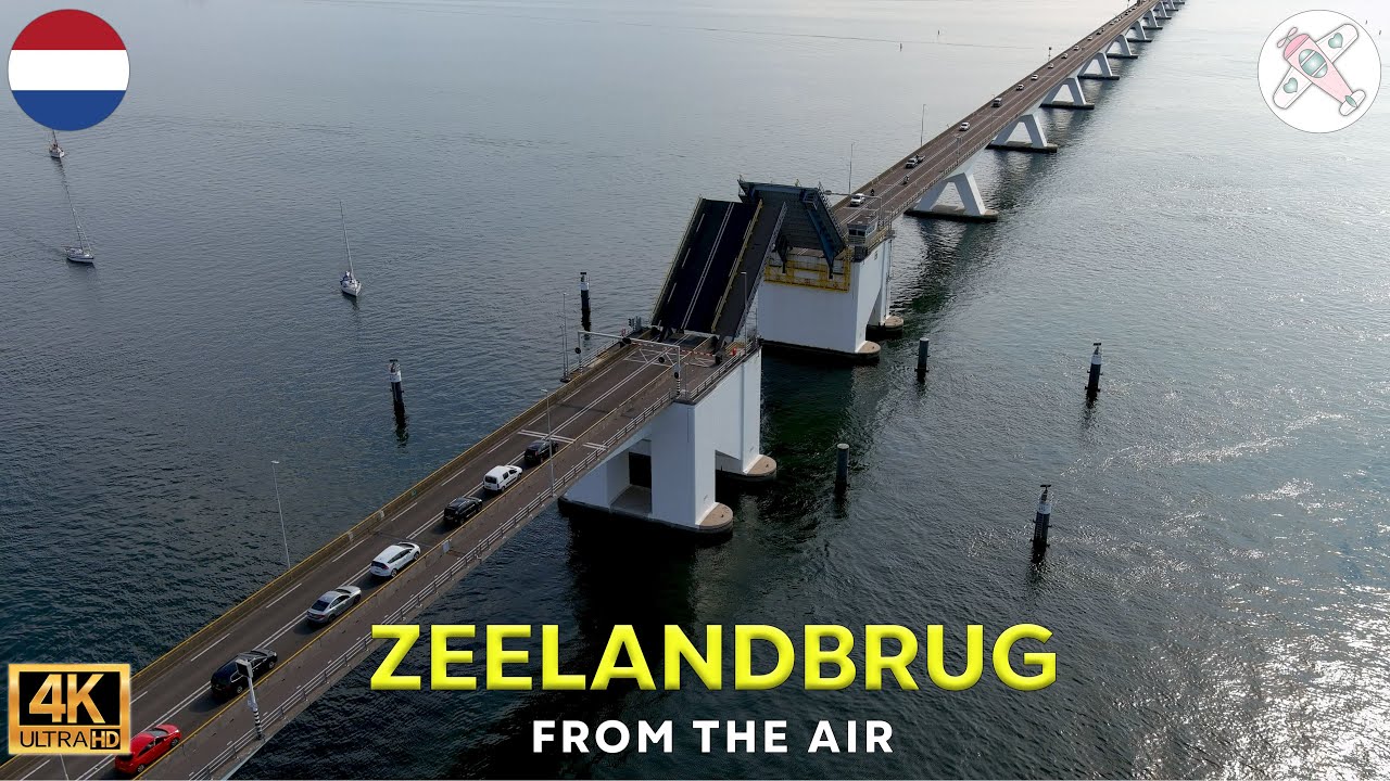 ZEELANDBRUG │NETHERLANDS.  Captivating aerial views of the Zeelandbrug. Exclusive 4K footage. Enjoy!