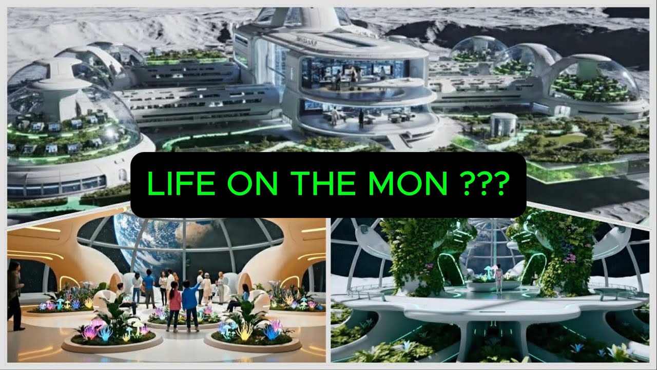 Building a Living Ecological Park on the Moon | The Green Heart of Moon City 