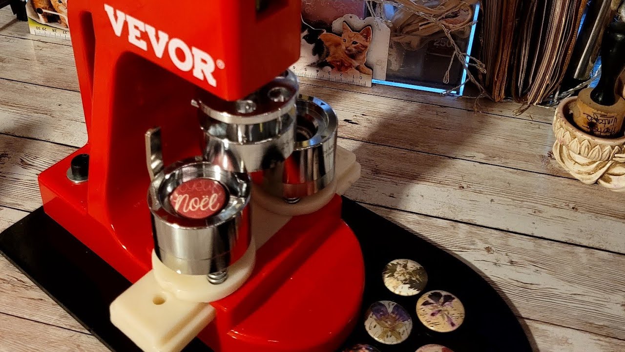 (299) - Machine à badges de VEVOR 🩷 !! Des petites merveilles à réaliser soi-même 😊 #vevor