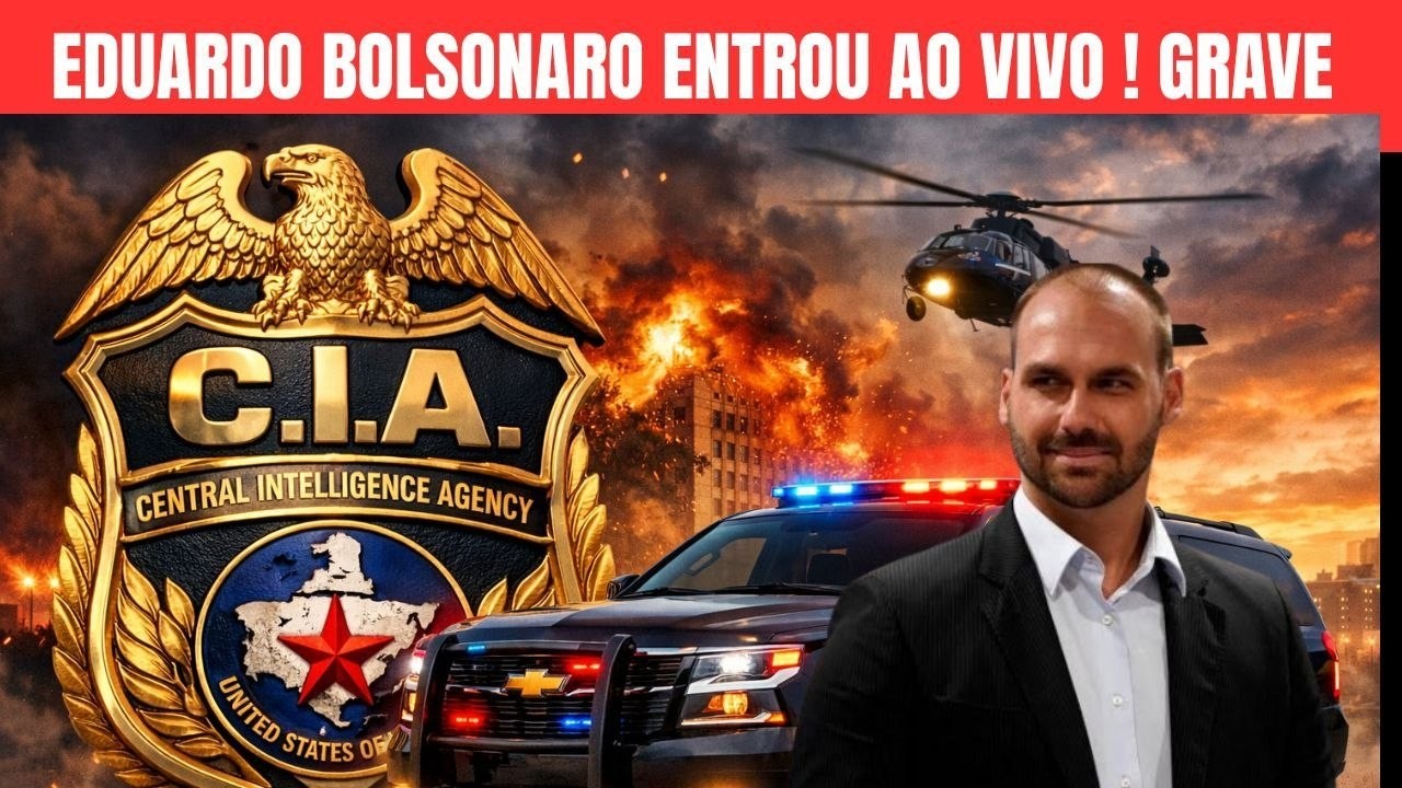 Eduardo Bolsonaro entra ao vivo traz grave noticia