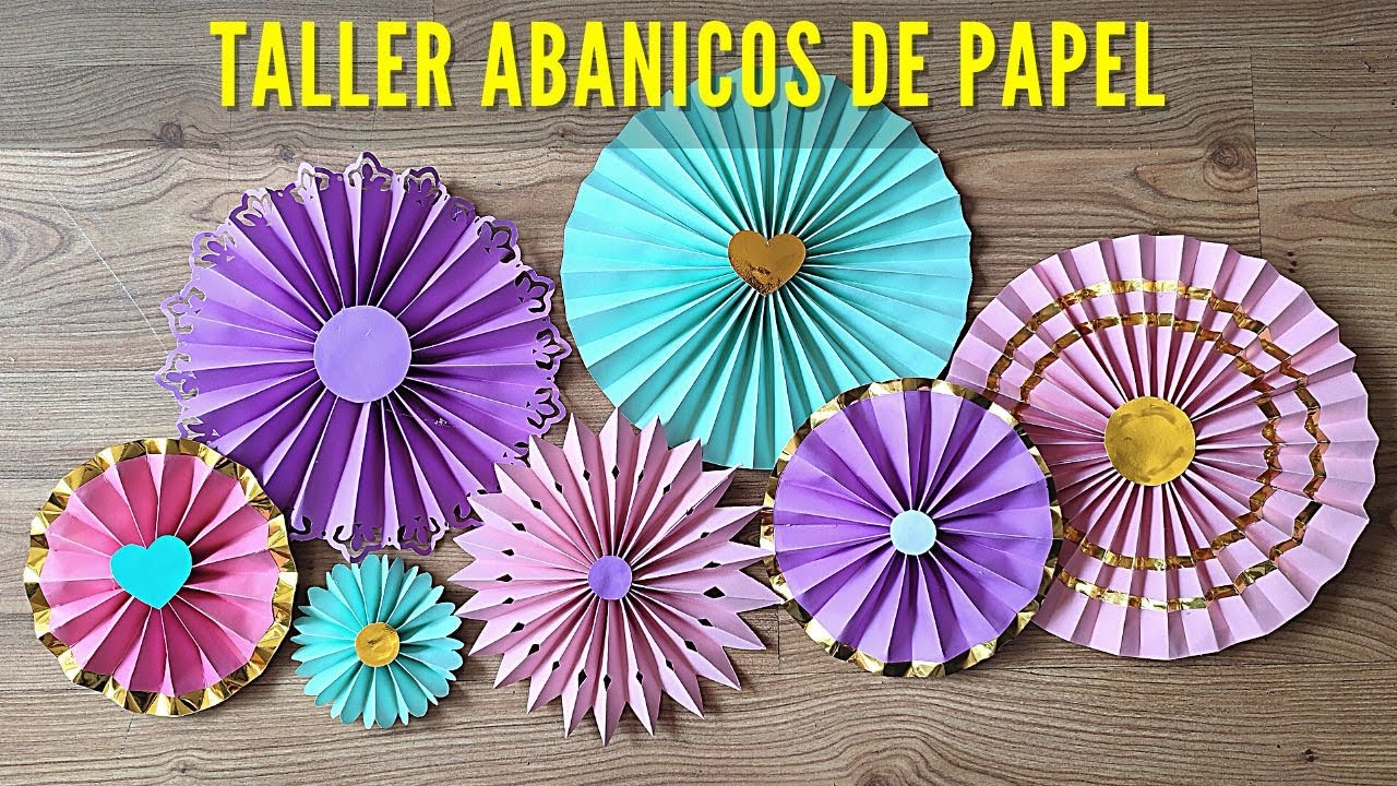 Abanicos o Rosetones / 05 Diseños para Fiesta