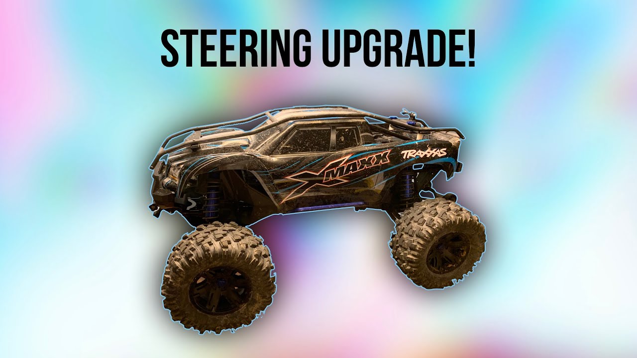 X-Maxx | Complete Steering Upgrade Install Video | 2085X Servo, Hot Racing Servo Saver, etc.